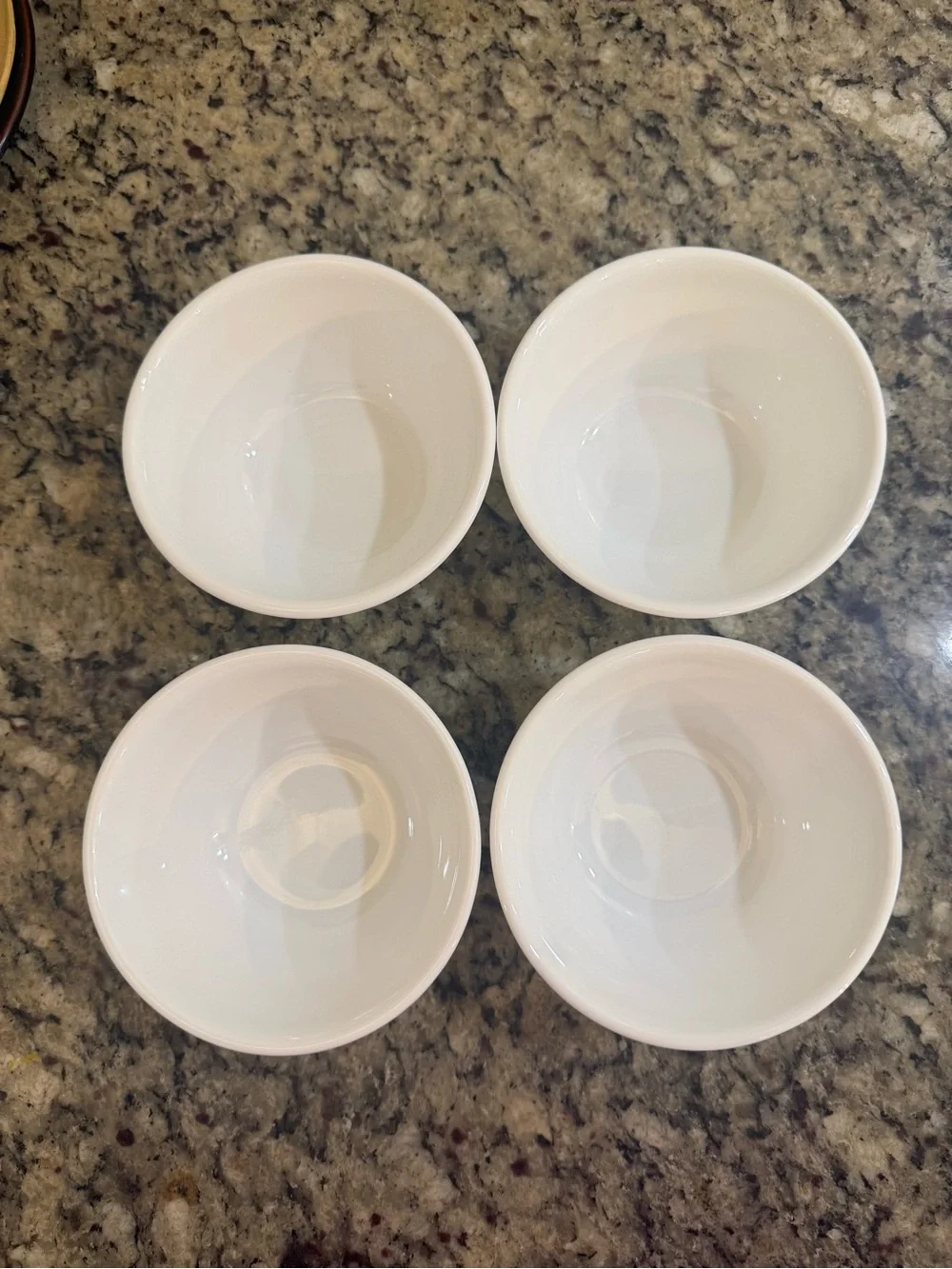 Corelle Winter Frost White Plain White Soup Cereal Bowls - Set of 4